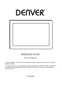 Manuale Denver PFF-1017BLACK Cornice digitale