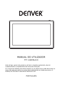 Manual Denver PFF-1160HBLACK Moldura digital