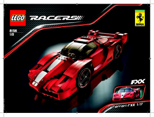 Brugsanvisning Lego set 8156 Racers Ferrari FXX 1-17