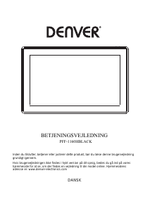 Brugsanvisning Denver PFF-1160HBLACK Digital fotoramme
