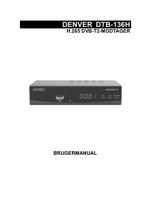 Brugsanvisning Denver DTB-136H Digital receiver