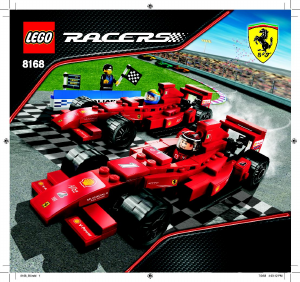Handleiding Lego set 8168 Racers Ferrari overwinning
