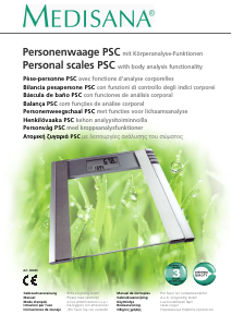 Manuale Medisana PSC Bilancia