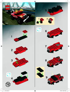 Bedienungsanleitung Lego set 8195 Racers Turbo Tow