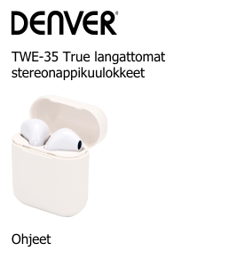 Käyttöohje Denver TWE-35 Kuuloke