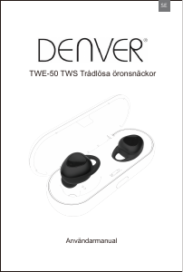 Bruksanvisning Denver TWE-50 Hörlurar