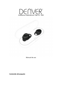 Manual de uso Denver TWE-51 Auriculares