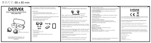 Manual de uso Denver TWE-53MK2 Auriculares
