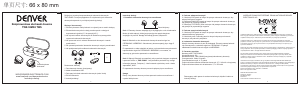 Instrukcja Denver TWE-53MK2 Słuchawki