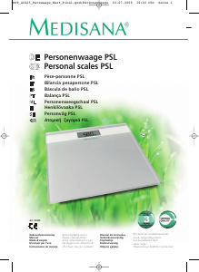 Manual Medisana PSL Scale