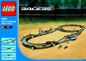 Bedienungsanleitung Lego set 8364 Racers Multi Challenge Track