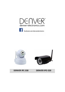 Bruksanvisning Denver IPC-330 IP Kamera