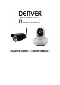 Manual Denver IPO-1320MK2 Câmera IP
