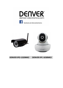 Handleiding Denver IPO-1320MK2 IP camera