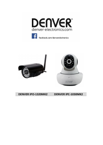 Manuale Denver IPO-1320MK2 Telecamera ip