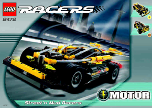 Manual de uso Lego set 8472 Racers Corredor callejero