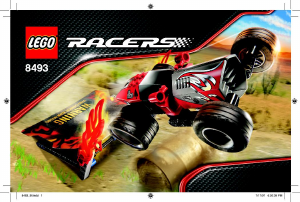 Bedienungsanleitung Lego set 8493 Racers Red ace