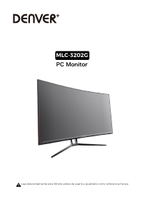 Manual de uso Denver MLC-3202G Monitor de LED