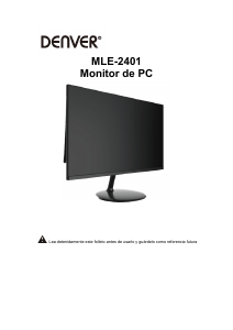 Manual de uso Denver MLE-2401 Monitor de LED