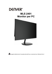 Manuale Denver MLE-2401 Monitor LED