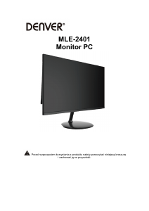 Instrukcja Denver MLE-2401 Monitor LED
