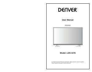 Manual Denver LDS-3276 LED Television