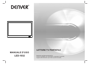 Manuale Denver LED-1032 LED televisore