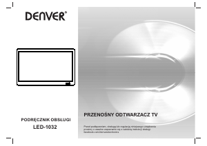 Instrukcja Denver LED-1032 Telewizor LED