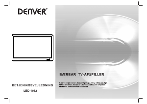 Brugsanvisning Denver LED-1032 LED TV