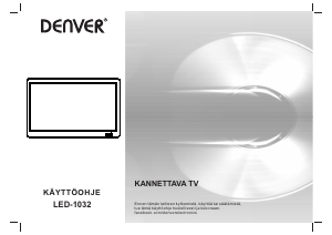 Käyttöohje Denver LED-1032 LED-televisio