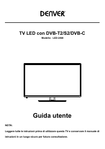 Manuale Denver LED-2268 LED televisore