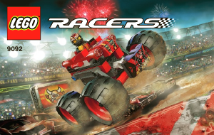 Handleiding Lego set 9092 Racers Crazy demon