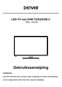 Handleiding Denver LED-2468 LED televisie