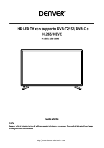 Manuale Denver LED-2469S LED televisore