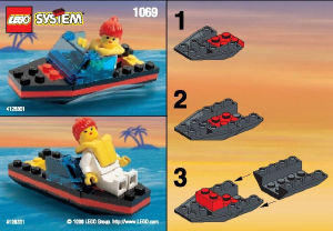 Manual de uso Lego set 1069 Res-Q Barco de la velocidad