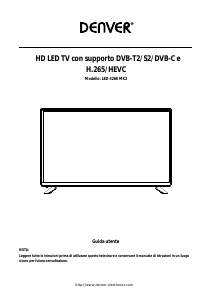 Manuale Denver LED-3268MK2 LED televisore