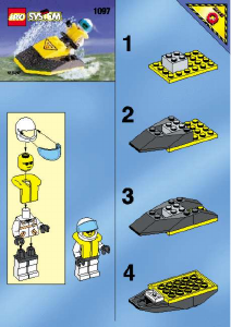 Mode d’emploi Lego set 1097 Res-Q Scooter des mers