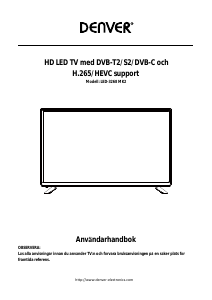 Bruksanvisning Denver LED-3268MK2 LED TV