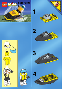 Mode d’emploi Lego set 6415 Res-Q Scooter des mers