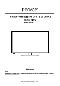 Manuale Denver LED-3269 LED televisore