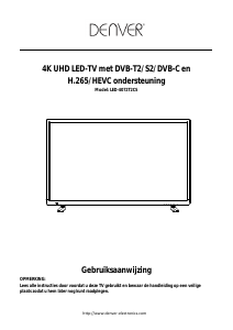 Handleiding Denver LED-4072T2CS LED televisie