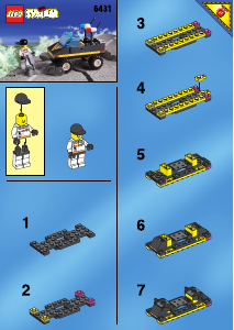 Manuale Lego set 6431 Res-Q Veicolo di risposta 1