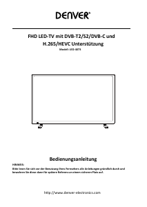 Bedienungsanleitung Denver LED-4073 LED fernseher
