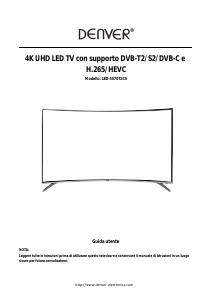 Manuale Denver LED-5570T2CS LED televisore