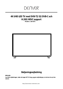 Brugsanvisning Denver LED-5571 LED TV