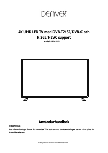 Bruksanvisning Denver LED-5571 LED TV