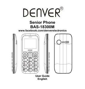 Manuale Denver BAS-18300M Telefono cellulare