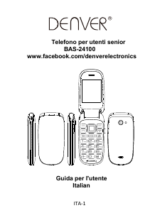 Manuale Denver BAS-24100M Telefono cellulare