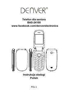 Instrukcja Denver BAS-24100M Telefon komórkowy