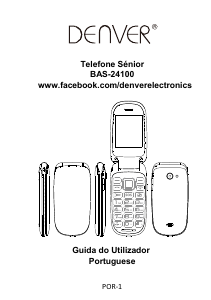 Manual Denver BAS-24100M Telefone celular